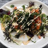 Roasted Avocado „Kamado“  at La Trattoria in Mallorca