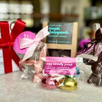 Lagusta’s Luscious haul 😋💕 - chocolate Easter eggs, chocolate bunnies, maple honeycomb and assorted chocolate barks   at Lagusta's Luscious in New Paltz
