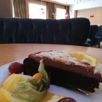 The chocolate cake at Årummet in Uppsala
