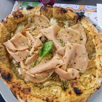 Pistacchio e mortadella vegana 🥰 at Assaje in Trieste