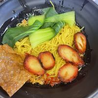 Dry Char Siew Noodles   at Makan Vegan - 斋这里 in Central Singapore
