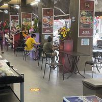 At the opening day   at Makan Vegan - 斋这里 in Central Singapore