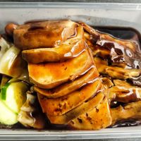 Duck rice, good, recommended at Makan Vegan - 斋这里 in Central Singapore