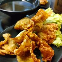 Fried Wanton at Makan Vegan - 斋这里 in Central Singapore
