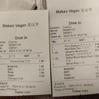 Very reasonable price at Makan Vegan - 斋这里 in Central Singapore