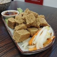 Stinky Tofu at Makan Vegan - 斋这里 in Central Singapore