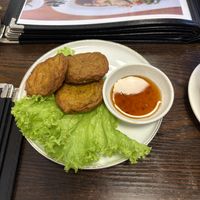 Thai Fish cakes   at Makan Vegan - 斋这里 in Central Singapore