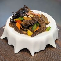 Vegan Stir Fry Morel Mushroom at Makan Vegan - 斋这里 in Central Singapore