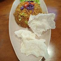 Luncheon Meat fried rice 🤤 at Makan Vegan - 斋这里 in Central Singapore