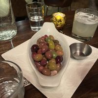 Mixed olives  at The Attic Bar & Stage in Calgary