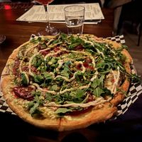 Beet the odds pizza   at The Attic Bar & Stage in Calgary