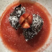 Vegan chocolate mousse (€6,95)  at La Nou in Blanes