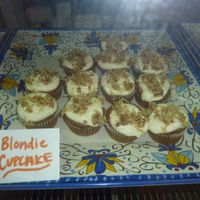 Blondie cupcakes at Vegeria - Viva Book Complex in San Antonio