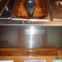 Roasted red pepper quinoa grits at Vegeria - Viva Book Complex in San Antonio