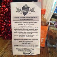 menu at Vegeria - Viva Book Complex in San Antonio