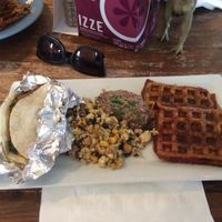 All-you-can-eat breakfast plate at Vegeria - Viva Book Complex in San Antonio