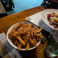 French fries at Fat Alberts in Canillo