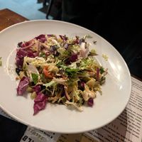 Thai salad without steak at Fat Alberts in Canillo