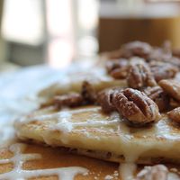 Carrot Cake Pancakes at Prasino in La Grange