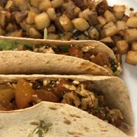 Vegan Tacos (Chipotle Tofu) at Prasino in La Grange