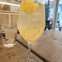 Homemade lemonade at Bonta Italia in Tokyo