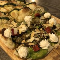 Bianca on the left - vegana on the right  at Bonta Italia in Tokyo