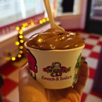 Vegan chocolate pudding at Emack & Bolio's in Albany