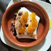 Quesadilla libanesa vegana. Súper rica at La Sella in Cartagena
