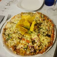 Pizza at La Sella in Cartagena