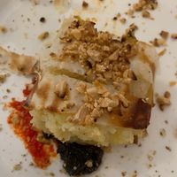 Paquetito de guacamole aceituna y pimiento de piquillo  at La Sella in Cartagena