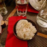 Coconut rice at Giggling Squid in Sevenoaks