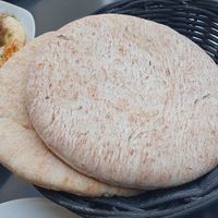 Pita bread at El Hummus in Mallorca