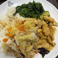   at Sunny Vegetarian 爱新素食 in Central Singapore