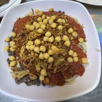 Koshary  at Abu Tarek in Cairo