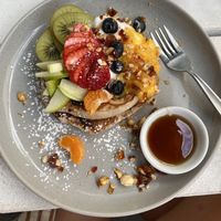 I got the buckwheat pancakes  at Kinsfolk in Rockhampton