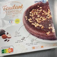 Vegan chocolate fondant at Picard in Paris