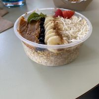 chia oatmeal bowl  at Munchies in Willemstad