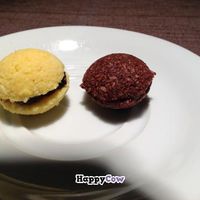 raw macarons at The Beginnings - Skolas in Riga