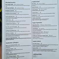 Menu at Kafe 5999 in Willemstad