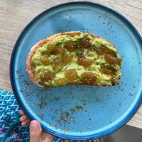 avocado toast   at Kafe 5999 in Willemstad