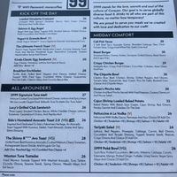 Vegan options  clearly marked  at Kafe 5999 in Willemstad