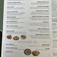 Menu  at Kafe 5999 in Willemstad