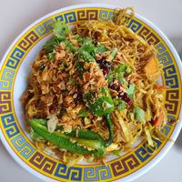 Singapore noodles with fried tofu at Tin Drum Asian Kitchen in Decatur