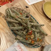 green beans !  at Hawkers in Windermere