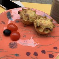 Leak empanadas  at Maria Lisboa in Malaga