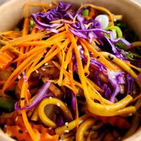 Mock Chicken Noodles at Pheast - Wok Express in Auckland