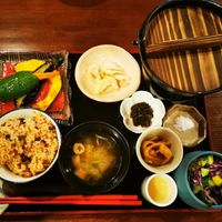 Vegetable lunch at Nahana Hahana 菜はな in Otaru