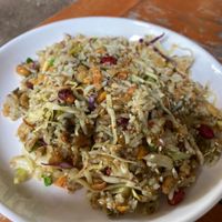 Let phat tamin - tea leaf rice  at Pait Tine Taung in Koh Phangan