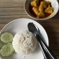 Tofu-Potato Curry  at Pait Tine Taung in Koh Phangan