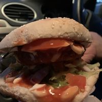 Vegan chicken burger   at Veggie Master in Luton